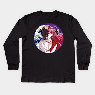 Elfen Lied Delights Evocative Manga Moments Kids Long Sleeve T-Shirt